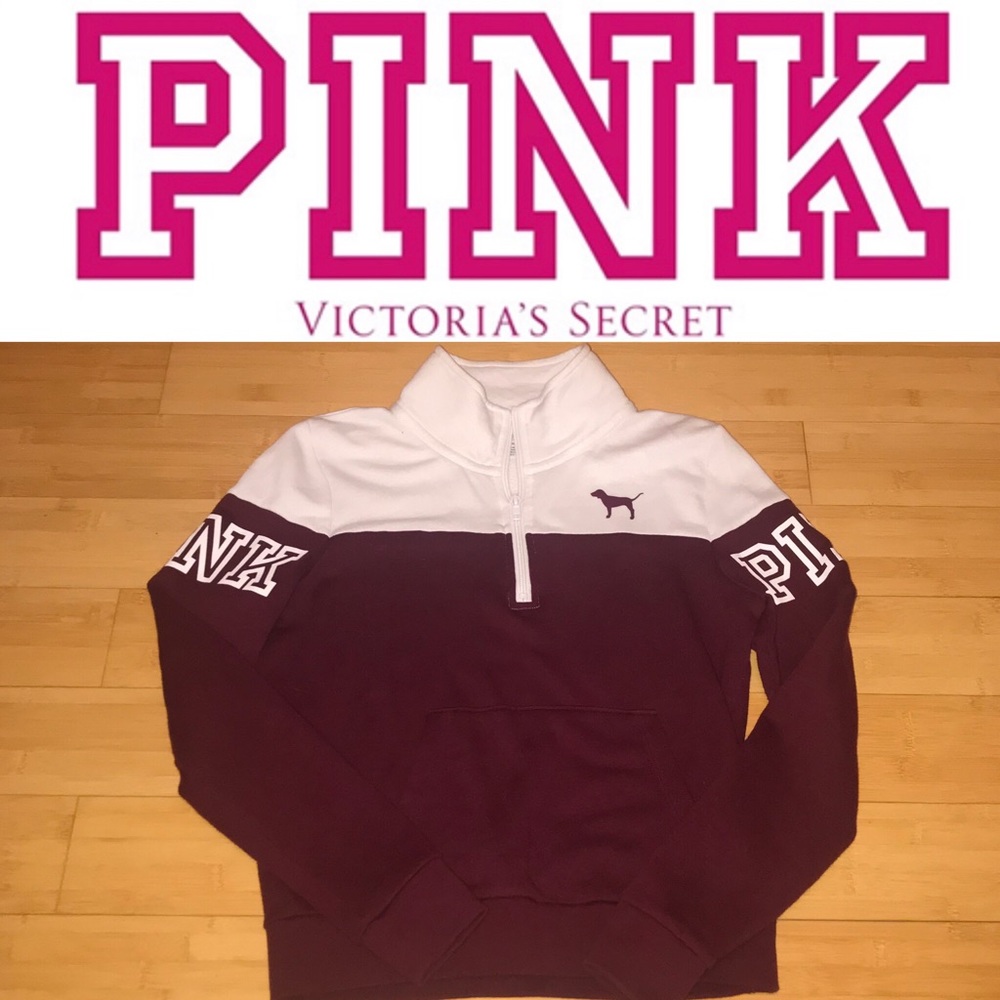 Victoria Secret’s Pink Quarter-Zip Pullover